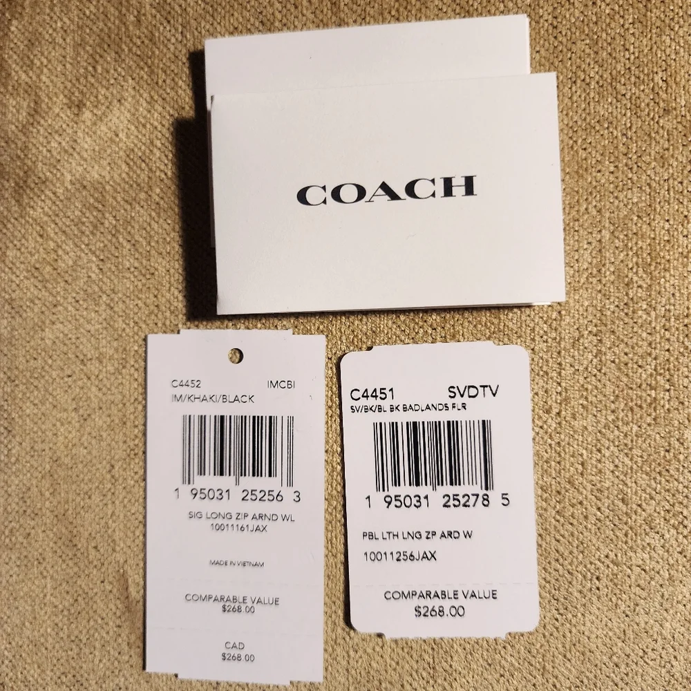 Coach long zip wallet - Picture 7 of 7